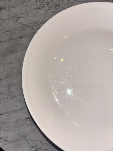 Jackson China 9.5” Heavy All White Plates Vintage Restaurant Ware 12 Available - Picture 3 of 8