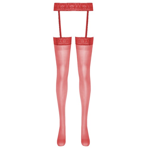 Womens Stockings Floral Lace Pantyhose Patchwork Lingerie Stretchy Nightwear - Picture 10 of 81