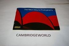 NEW 48 PAGES The Nikon Way to Photography Manual Guide Instructions GUIDE BOOK