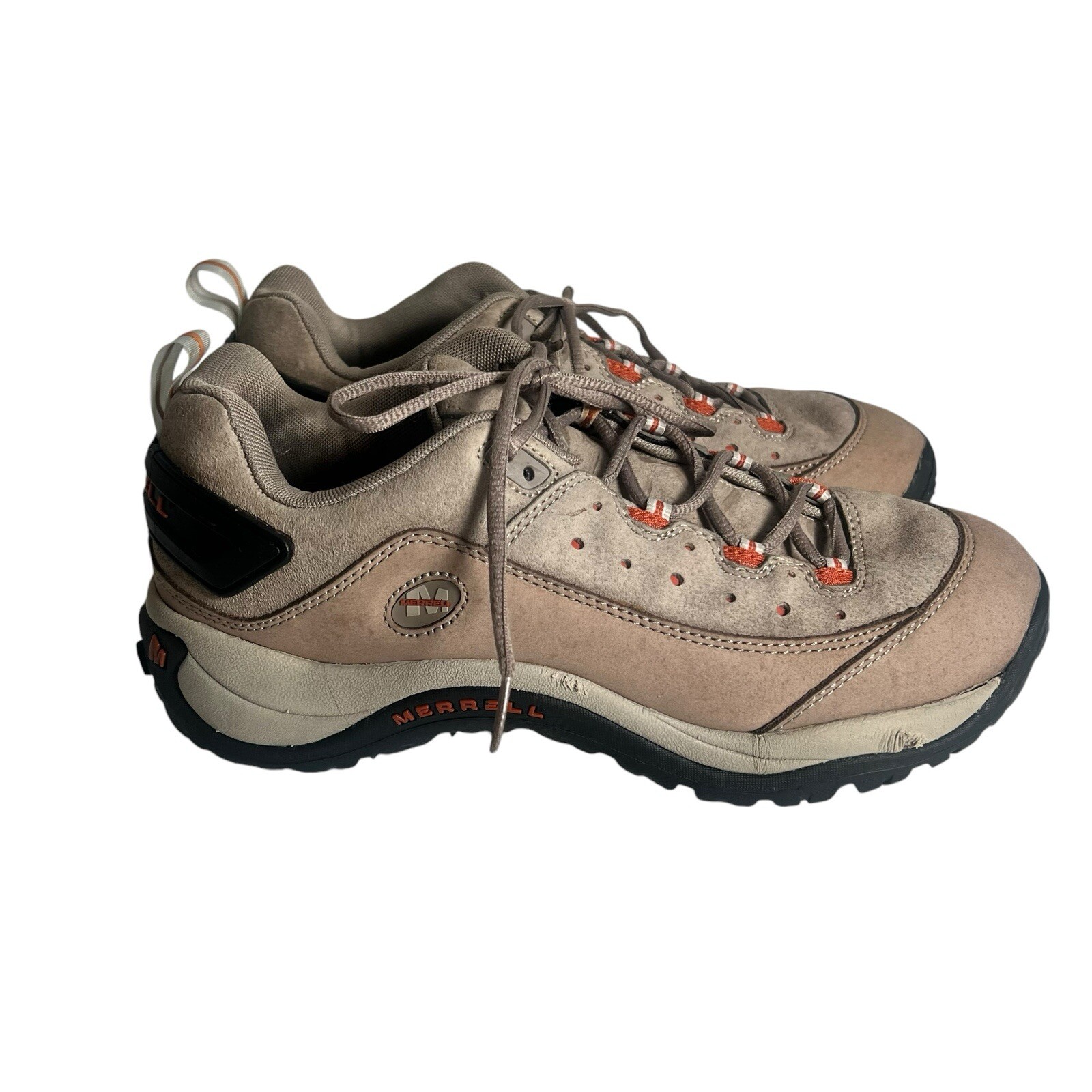 Merrell scarpe da trekking donna 10 nervi grigio caldo arancione sentieri natura Gorpcore