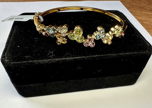 Gemporia Jilin Peridot And Multi Gemstone Midas Bangle - Picture 3 of 17