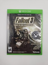 Fallout 3 Game of the Year Edition Xbox 360 One Complete CIB