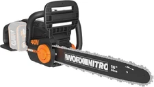 WORX WG385.9 40V 2X20V 16" NITRO Chainsaw w/ Brushless Motor -No Battery/Charger