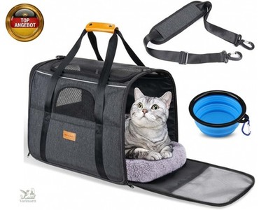 morpilot foldable dog carrier bag, cat carrier bag, pet carrier bag, transport