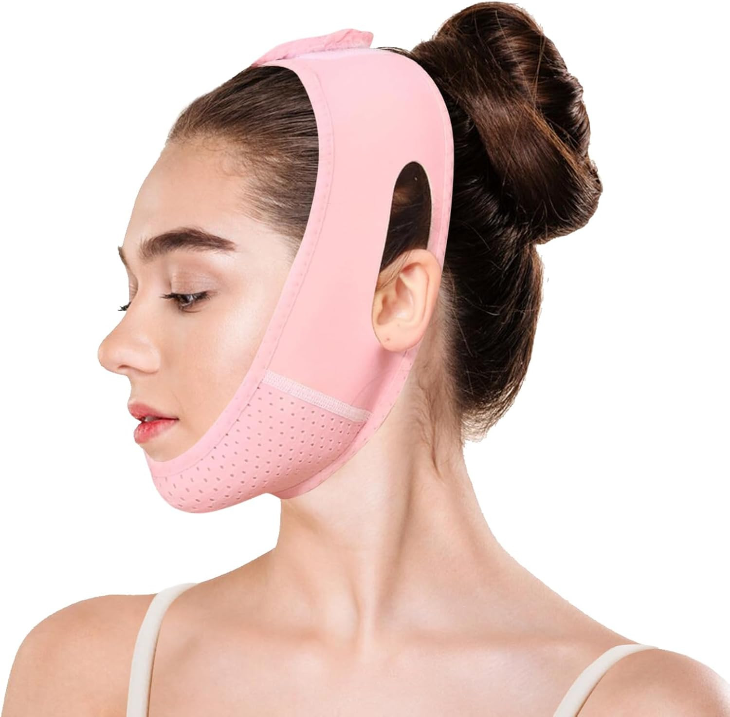 Double Chin Lift V Line Mask, Reusable Face Strap for Women & Men, V-Shaped Chin