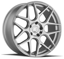 One 20x9 Aodhan Aff2 5x112 30 Silver Machined Wheel Rim 66.6