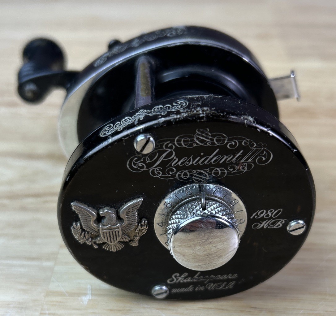 Vintage Shakespeare 1980 President II HB Fishing Reel Model