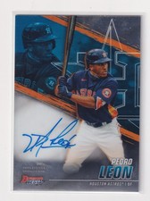 2021 Bowman's Best Best of 2021 Auto Pedro Leon #B21-PL Auto Houston Astros