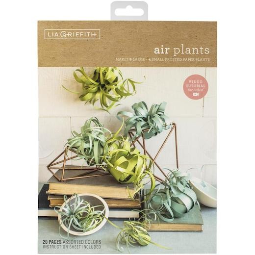 Lia Griffith 8.5""x11"" Die-Cut Frosted Paper Stack - Makes 12 Airplants