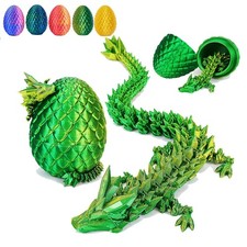 Dragon Eggs with Dragon Inside, 3D Printed Surprise Funny Gifts for Kids, Art...