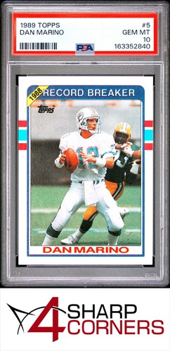 1989 TOPPS #5 DAN MARINO DOLPHINS HOF PSA 10