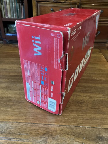 Original 25th Anniversary OEM Nintendo Wii Red Console BOX ONLY W/ Trays/Inserts - Bild 7 von 10