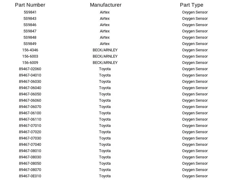 Sensor de oxígeno ACDelco 213-4370 para Toyota Lexus Scion Pontiac 4Runner 2,4 L 01-15 Foto 4 de 4