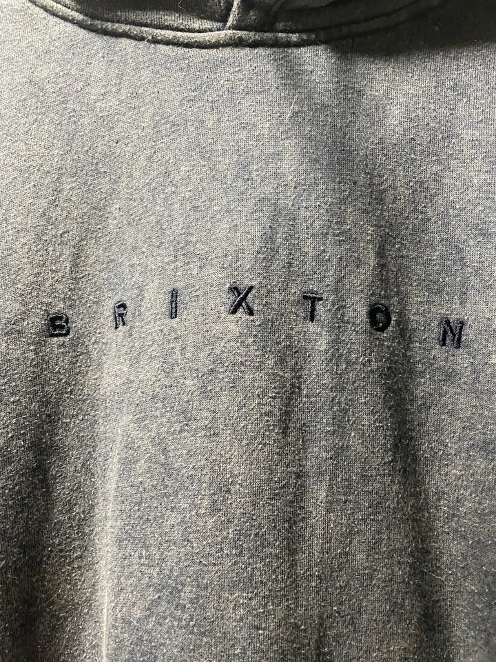 Sudadera con capucha azul Brixton para hombre Foto 2 de 4