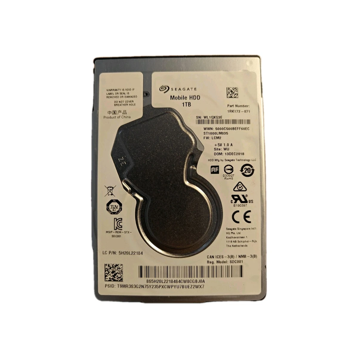 Seagate 1 TB Internal Hard Disk Drives Hybrid (HDD/SSD) for sale