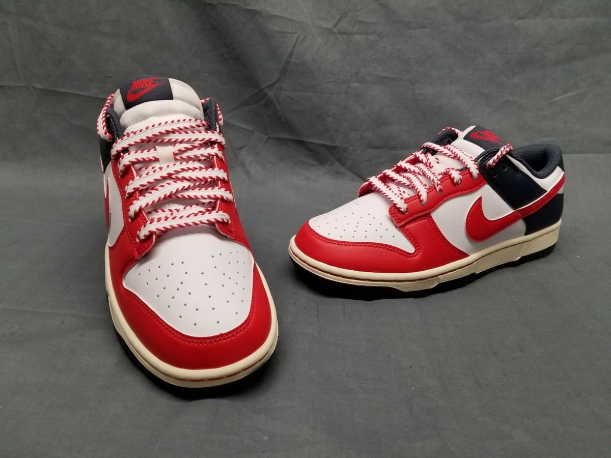 Nike Dunk Low Boston Red Sox Sneakers Mens Size 8.5 NEW NO BOX! | eBay