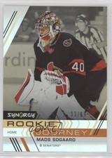 2022 Upper Deck Synergy Rookie Journey Gold Home 33/99 Mads Sogaard #RJ-14 0u20
