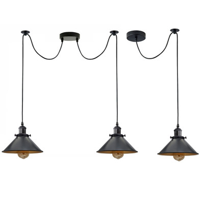 Moderne Spider Pendelleuchte Industrial 1-5 Leuchten Decken Hänge Innen Lampe