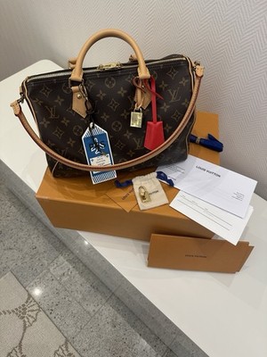 Louis Vuitton Speedy Soft 30 Crafty, Monogram Red