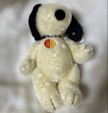 Steiff Snoopy Cream Plush Teddy Bear Peanuts Stuffed Animal Limited Collectible