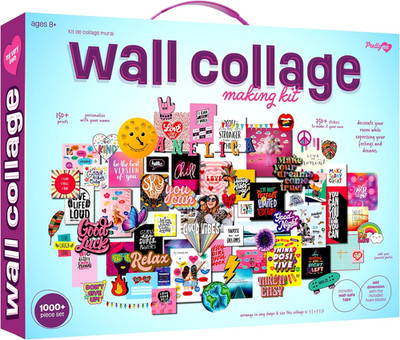 Wall Collage Kit for Teen & Tween Girls - Arts Craft Easter Gift Ideas for Age 1