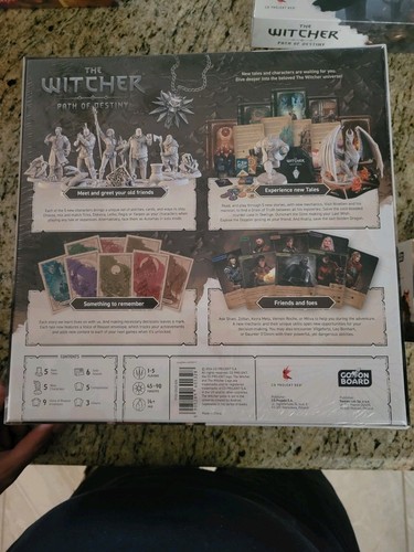 The Witcher Path Of Destiny Stretch Goals Board Game New Go On Board - Picture 2 of 2