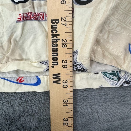 Harley-Davidson Shirt Mens L Beige Hawaiian Bike AOP Made In Hawaii - Picture 5 of 6