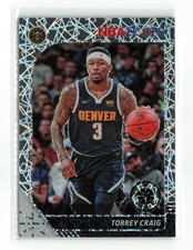 2019-20 PANINI HOOPS PREMIUM STOCK TORREY CRAIG #50 LAZER NUGGETS