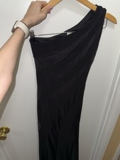 Cache Fitted Maxi dress, with one shoulder size O