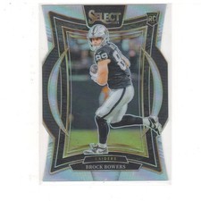 2024 Panini Select Prizm Rookie Silver Die Cut  Brock Bowers #31 Raiders 
