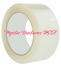 Crystal Pack 100 YD 2" General Purpose Adhesive Tape U PICK CLEAR Shipping