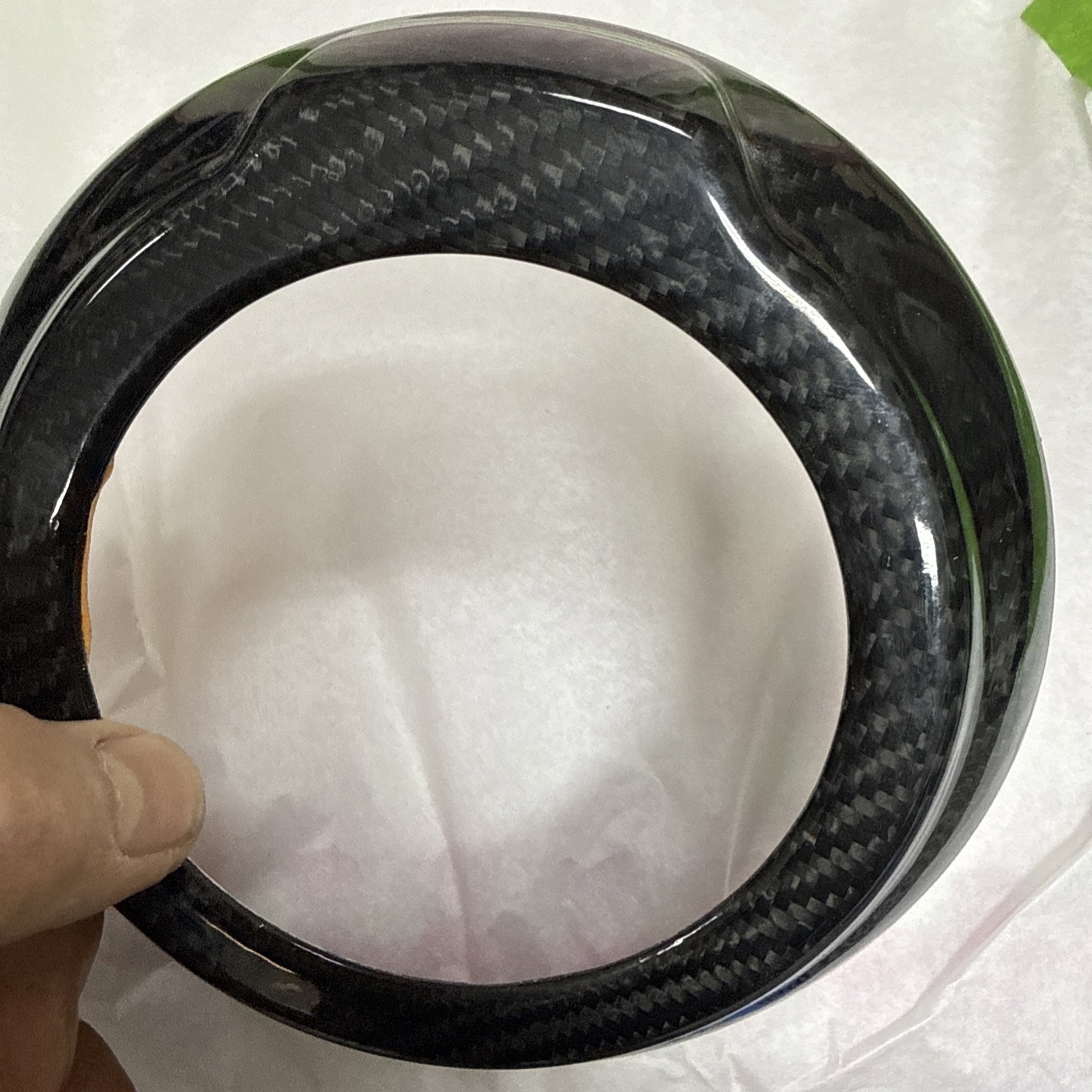 Fits Lamborghini Gallardo 04-14 Carbon Fiber Steering Wheel Center Cover