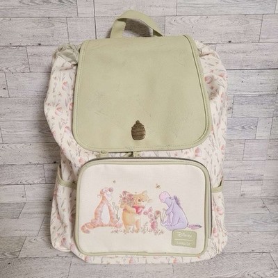 Loungefly Disney Winnie the Pooh Floral Hunny Slouch Canvas Drawstring Backpack Loungefly Disney WINNIE The POOH Floral Slouch Backpack  main image 3