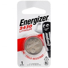 Energizer ECR2430-BP1 CR2430 3V Lithium Coin Cell Blister of 1