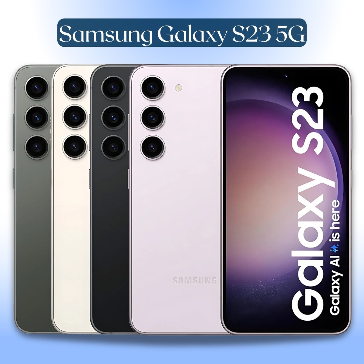Neu Samsung Galaxy S23 5G SM-S911U 128GB Ohne Vertrag Smartphone Handy Schwarz