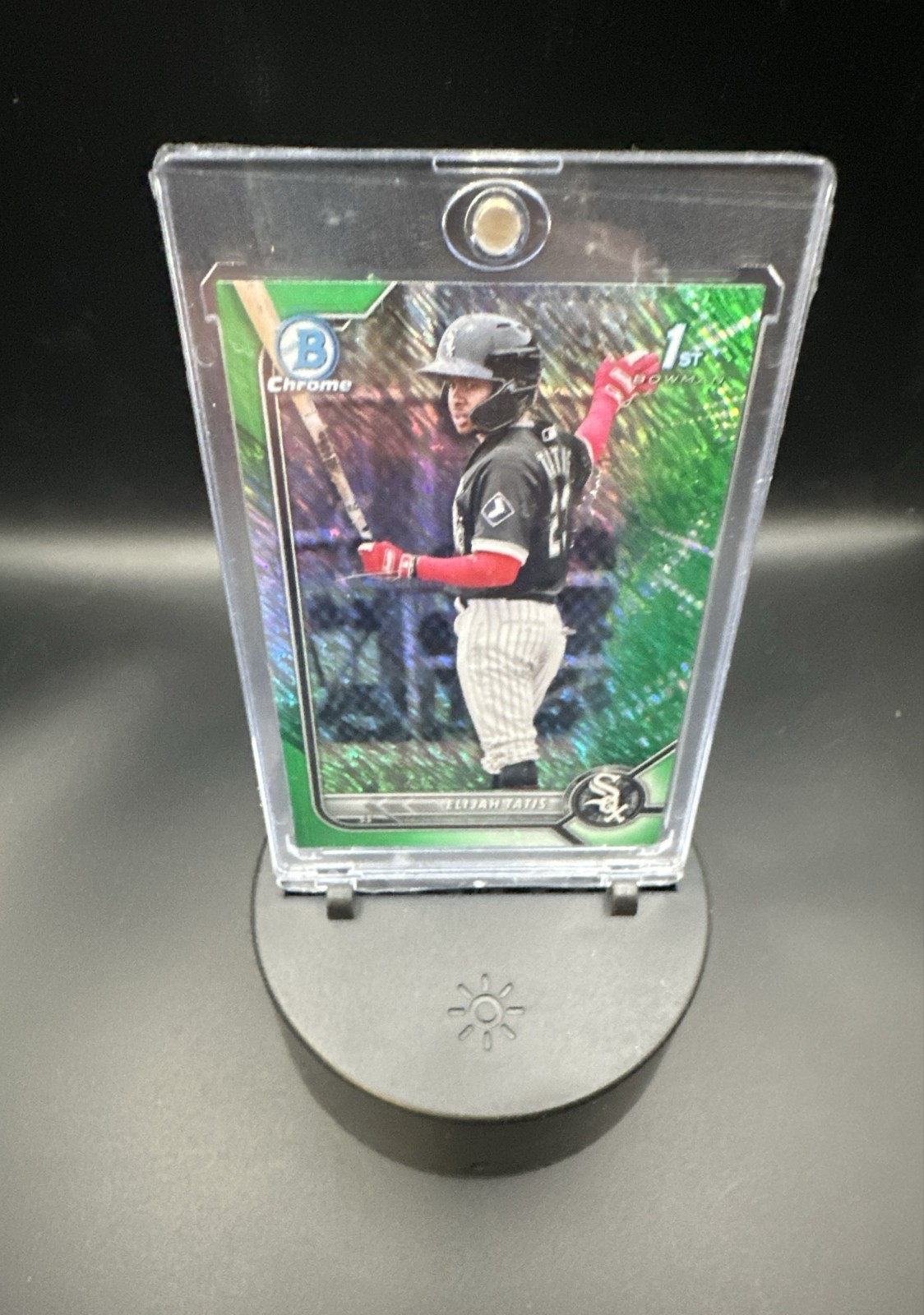 2022 Bowman - Chrome Prospects Elijah Tatis #BCP-23 Green Shimmer Refractor /99