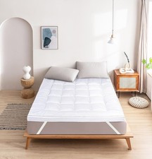 Hotel Quality Mattress Topper 10cm/4Inch Super Soft & Thick Single Double King