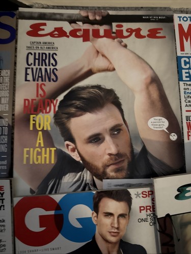 Chris Evans 6 Vintage Magazine Lot GQ Details Esquire More - Imagen 8 de 8
