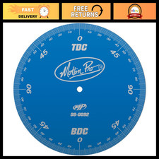 Anodized Blue Degree Wheel For Precision Timing - Adjustable Angle Tool