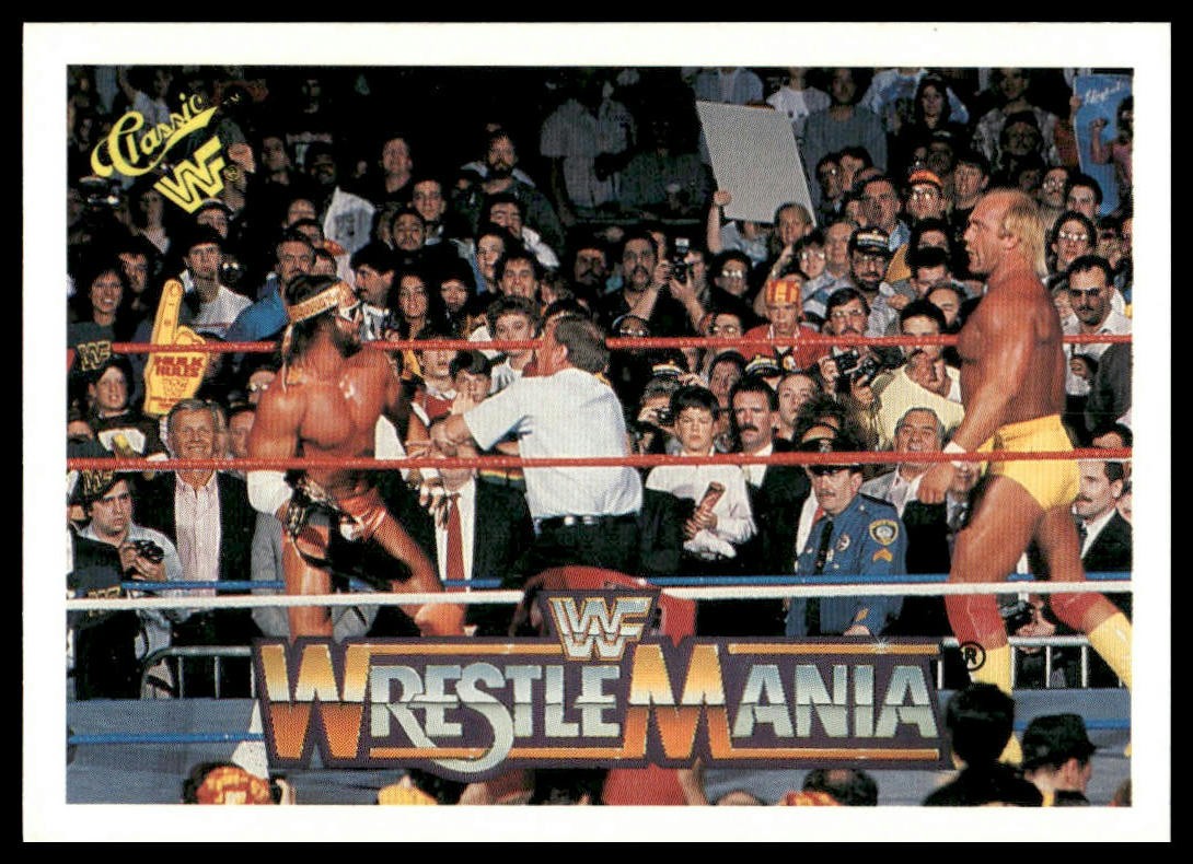 1990 Classic WWF The History of Wrestlemania #103 Hulk Hogan / "Macho Man