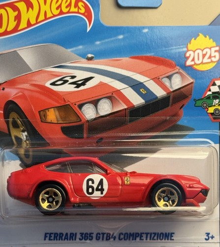 Hot Wheels Ferrari 365 GTB4 Competizione NEU 2025 1:64 - RACE DAY JOUR DE COURSE