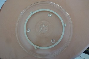 Mikrowellen Drehteller L91  d=27 cm Glasteller Glasplatte Rund für Mikrowelle