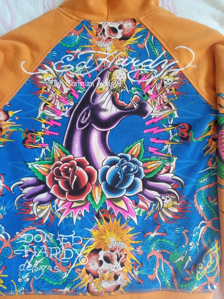 Vintage Ed Hardy Jacket SizeS - Image 4 of 4