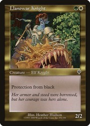 Llanowar Knight #254 (Foil) Invasion