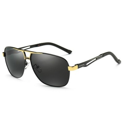 Aluminium HD Polarized Photochromic Sunglasses Men Classic Pilot Driving Glasses