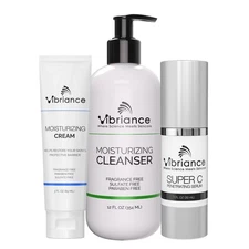 Vibriance Bundle Skincare Set | Super C Serum, Moisturizing Cleanser and Face...
