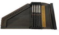 Antique Rare Early Zimmerman Autoharp with 5 oddly labeled Chords  23 Strings