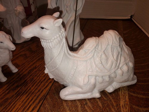 1996 House of Lloyd Christmas Around the World Shepherds W/Animals-Porcelain IOB - Picture 6 of 14