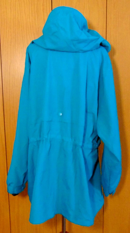 ABRIGO DE LLUVIA MUJER DENTRO VERDE TODA TEMPORADA PARKA CHAQUETA ABRIGO CON CAPUCHA FORRADO DE LANA ~ 3X Foto 3 de 4