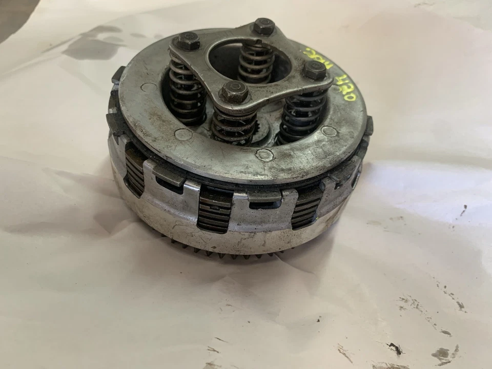 2010 Honda Rancher 420 Trx420 Complete Clutch W Plates Basket Hub - Image 3 of 4
